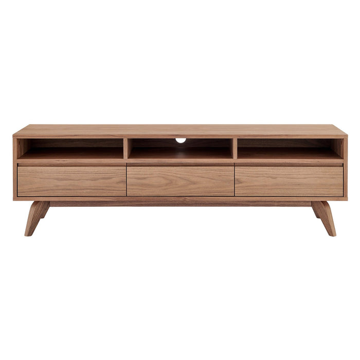 Euro Style Lawrence Media Stand - Walnut