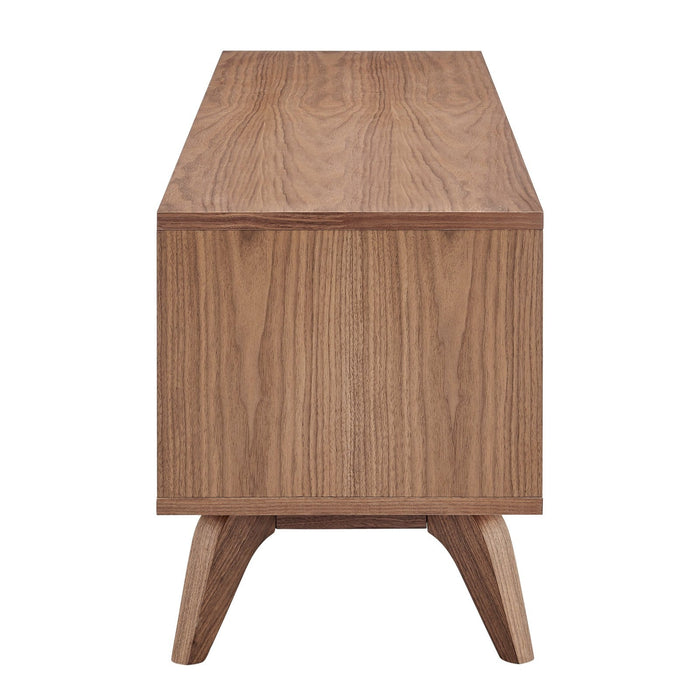 Euro Style Lawrence Media Stand - Walnut