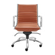 Euro Style Dirk Low Back Office Chair in Leatherette
