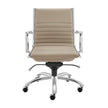 Euro Style Dirk Low Back Office Chair in Leatherette