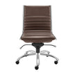Euro Style Dirk Low Back Office Chair w/o Armrests