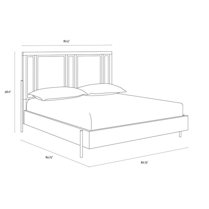 Sunpan Avida King Bed