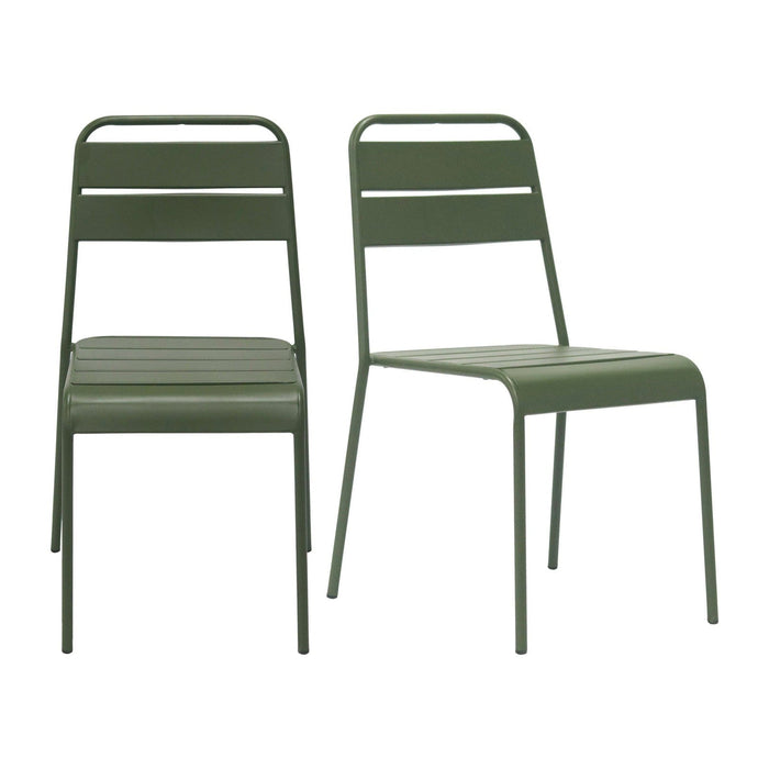 Euro Style Rosco Outdoor Side Chair - Set of 2