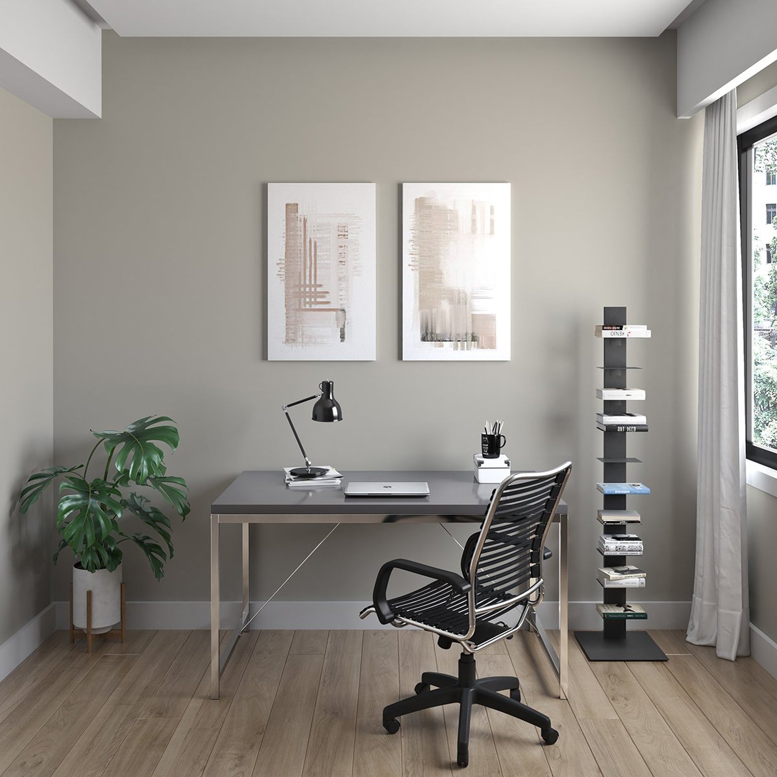 Euro Style Sapiens 60-inch Bookcase Tower