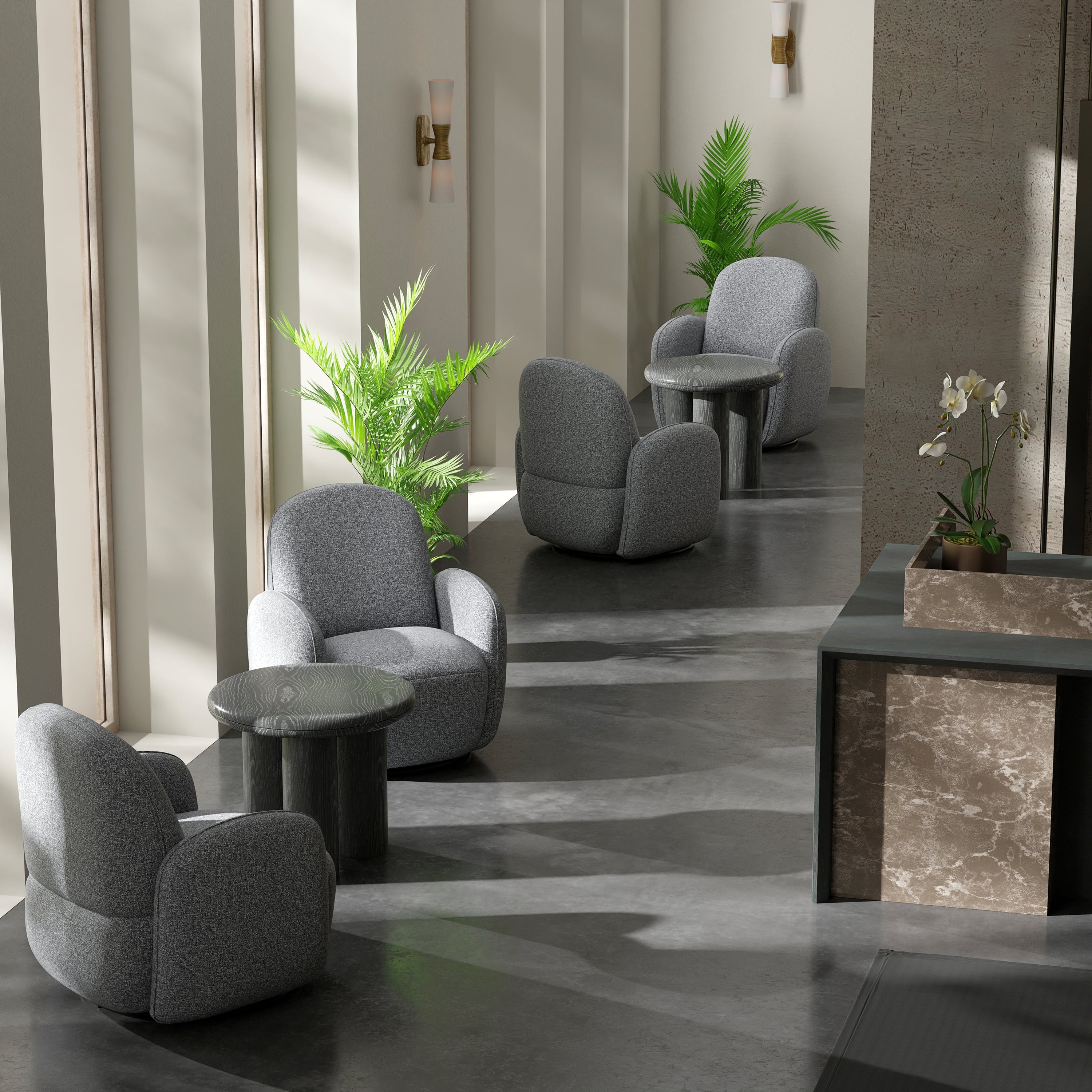 Euro Style Brody Swivel Lounge Chair