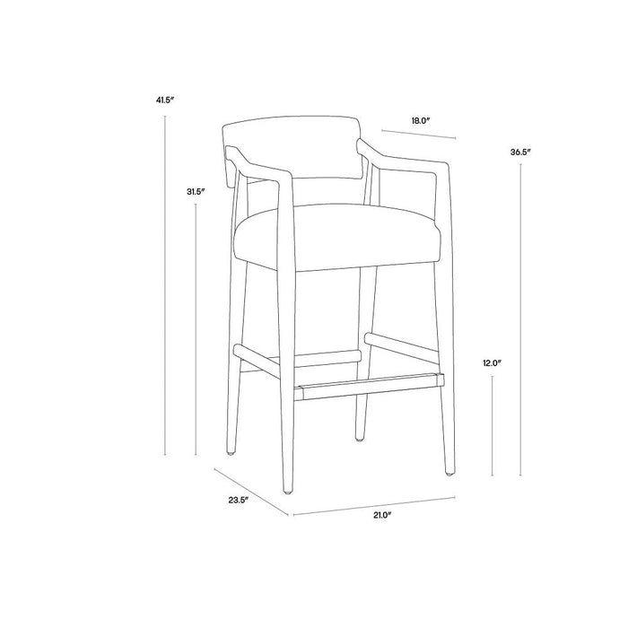 Sunpan Keagan Barstool