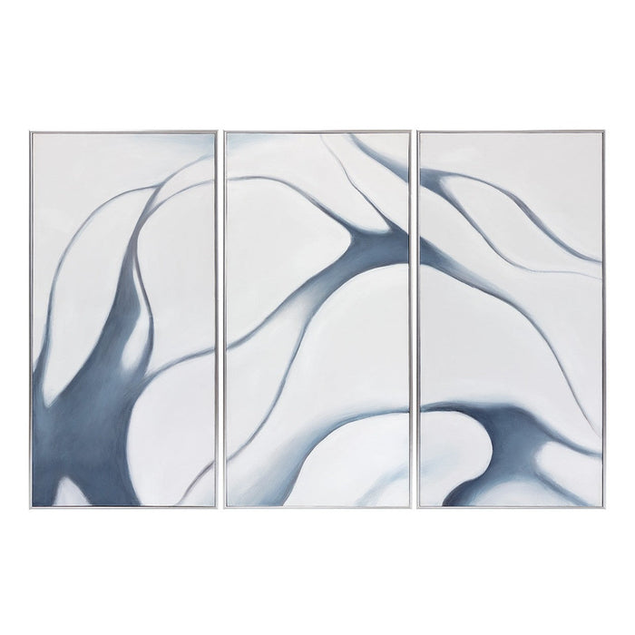 Sunpan Meditation Silver Floater Frame - Set of 3