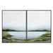 Sunpan Lakeside Views Black Floater Frame - Set of 2