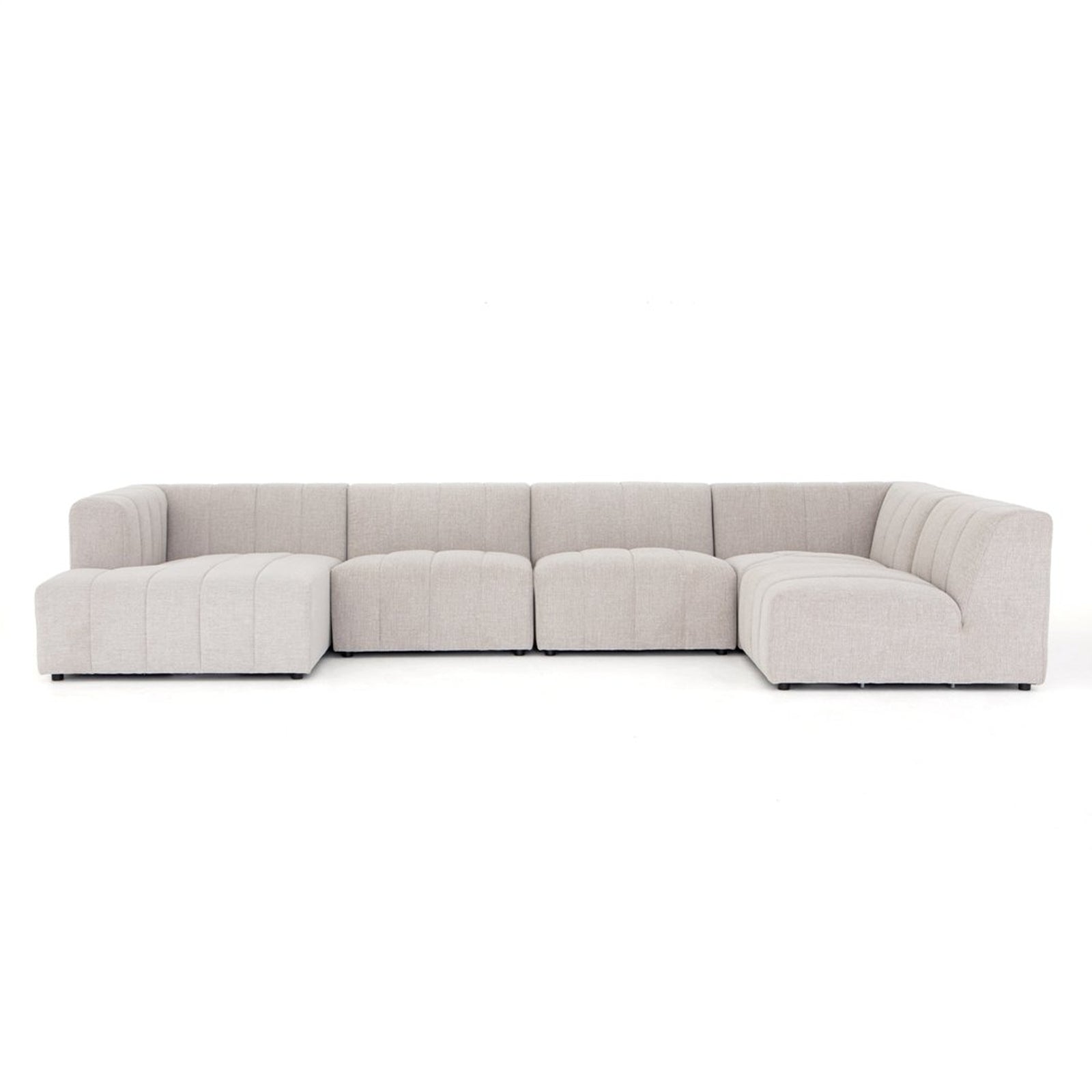 Four Hands Langham Channeled 5-Piece Sectional