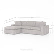 Plume 2 PC Sectional