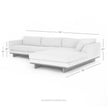 Four Hands Everly 2 PC Sectional