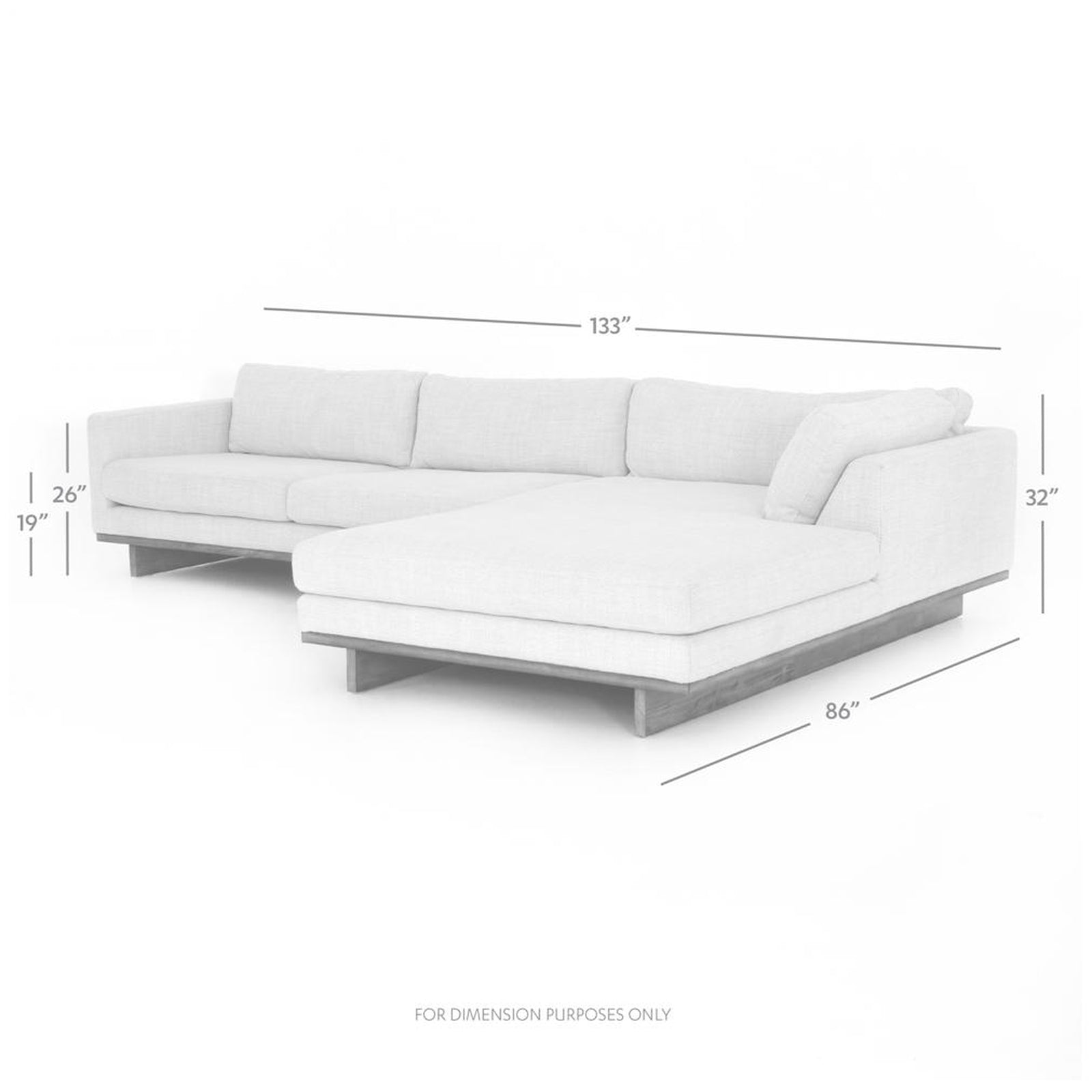 Four Hands Everly 2 PC Sectional