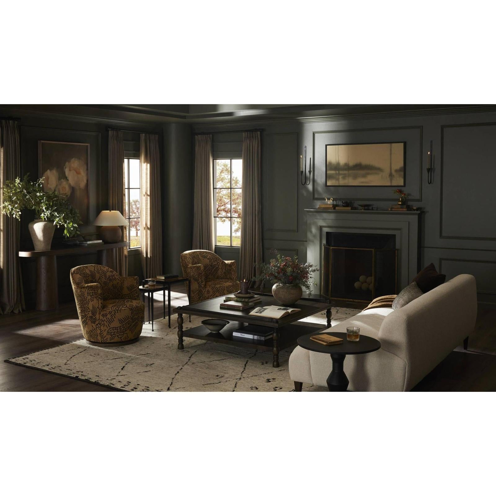 Four Hands Aurora Swivel Chair