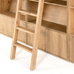 Four Hands Bane Triple Bookshelf with Ladder