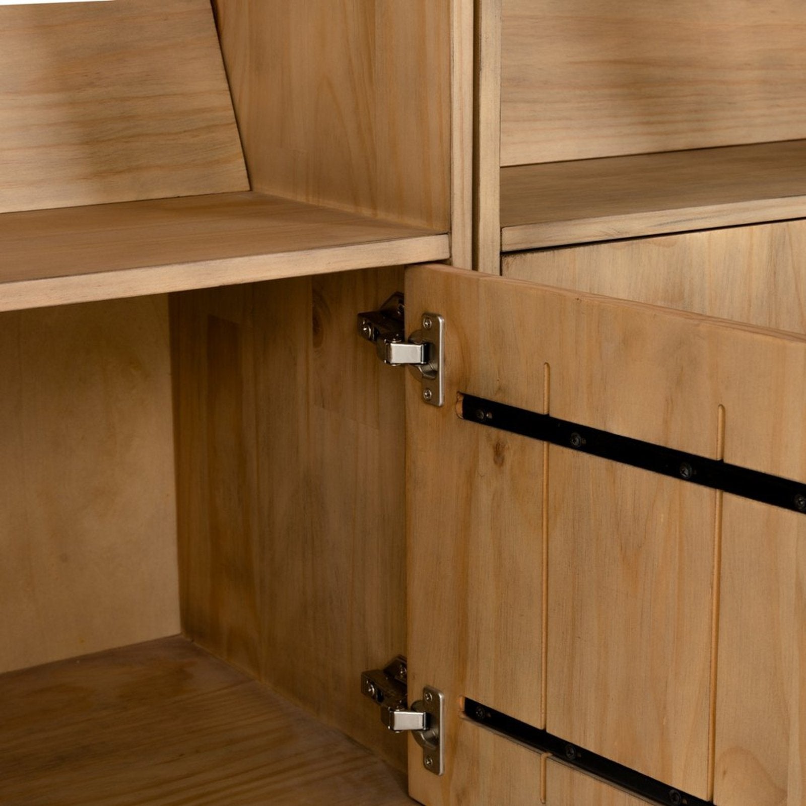 Four Hands Bane Triple Bookshelf with Ladder