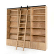 Four Hands Bane Triple Bookshelf with Ladder