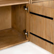 Four Hands Bane Triple Bookshelf with Ladder