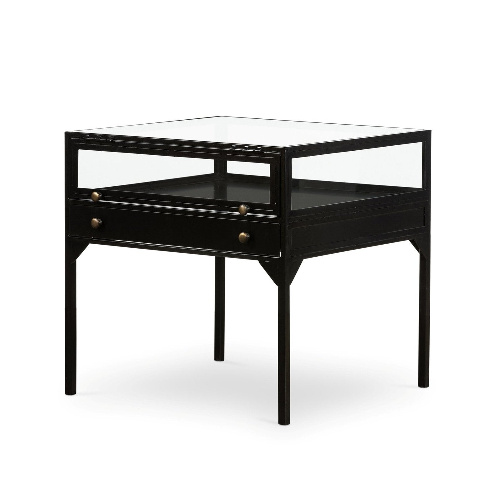 Four Hands Shadow Box End Table