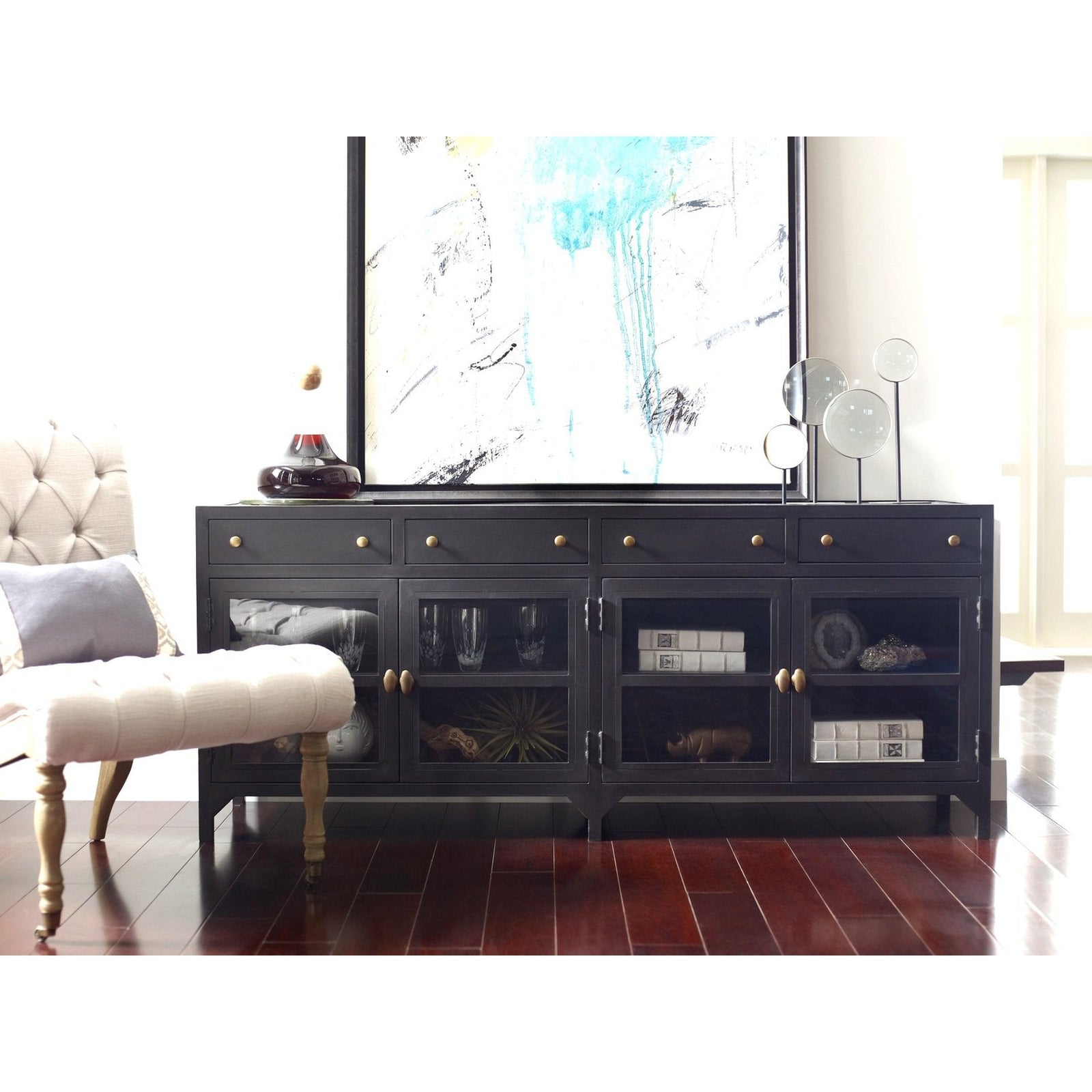 Four Hands Shadow Box Media Console