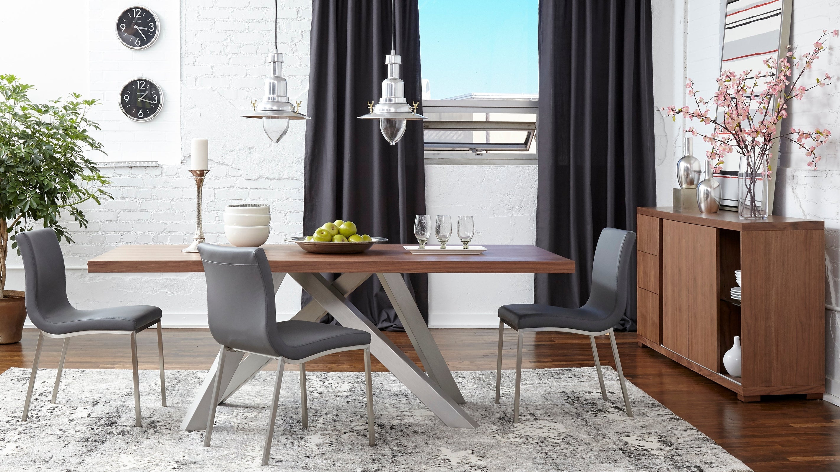 Euro Style Scott Side Chair - Set of 2