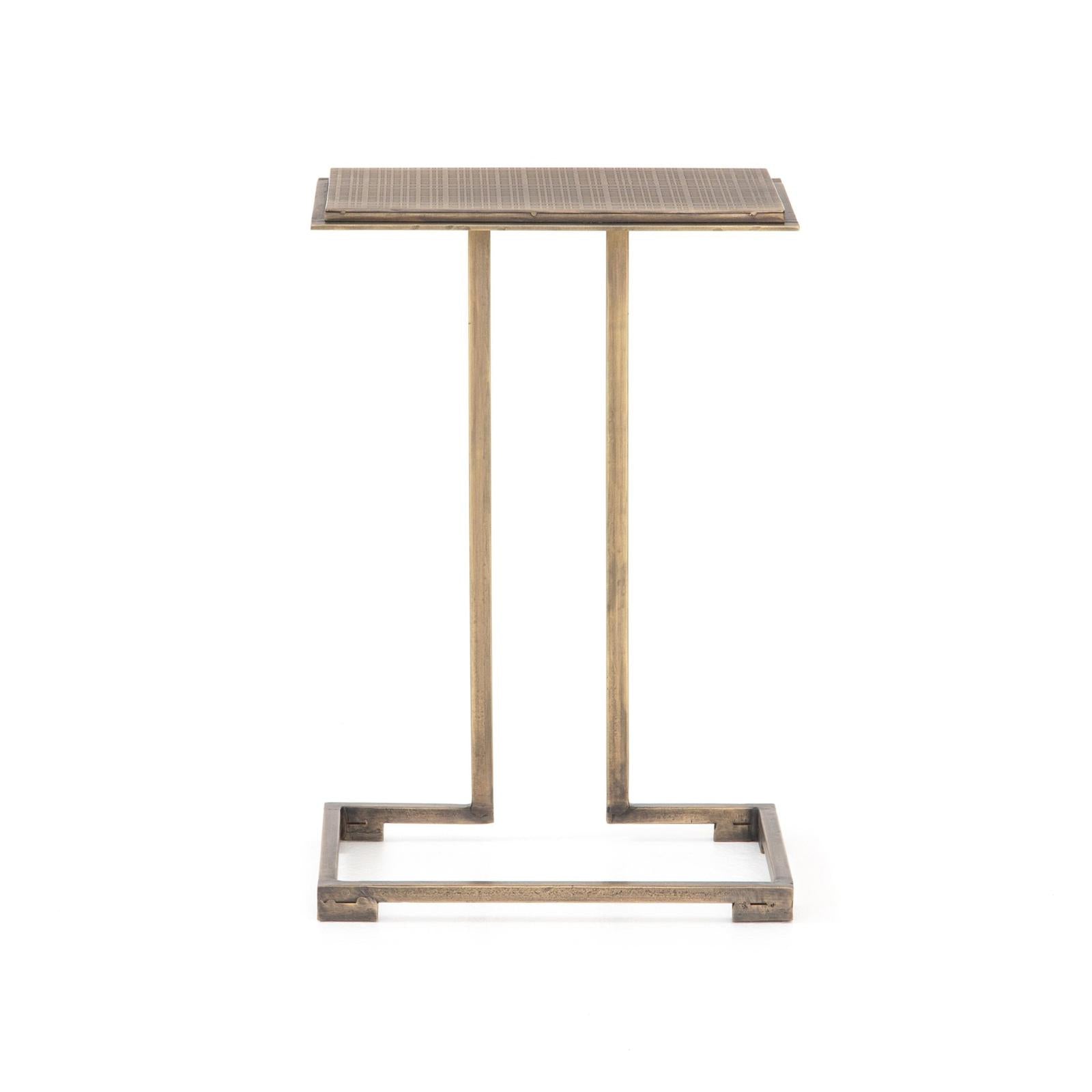 Four Hands Acid Etch C Table