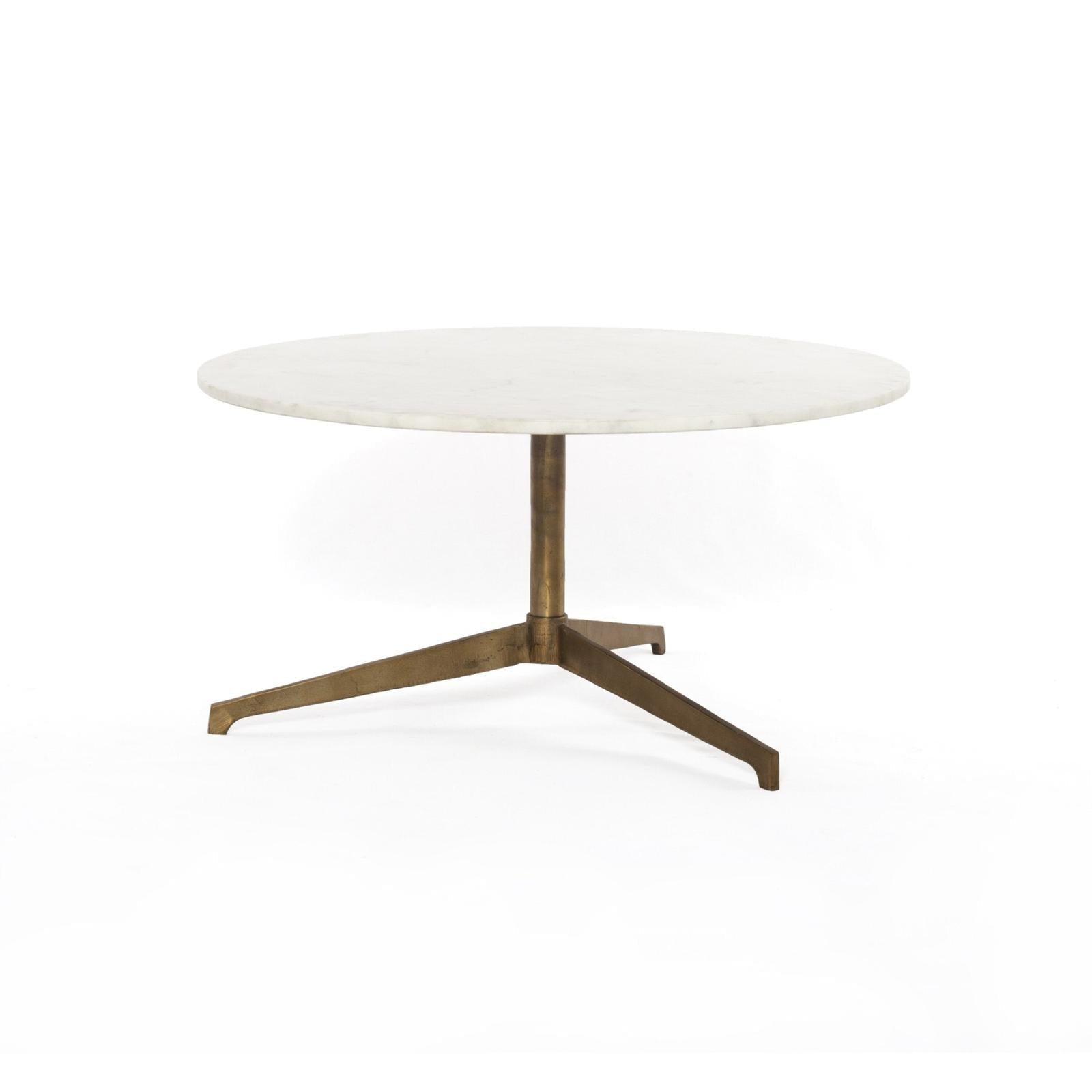 Four Hands Helen Round Coffee Table