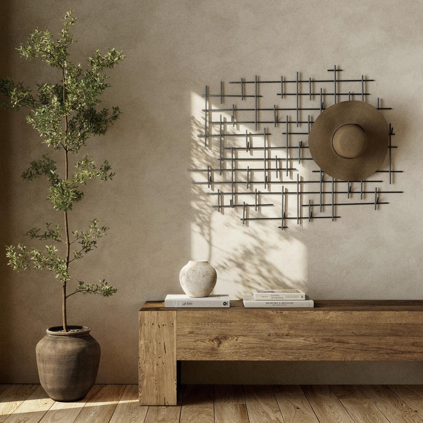 Crossin Coat Rack-Iron Matte Black