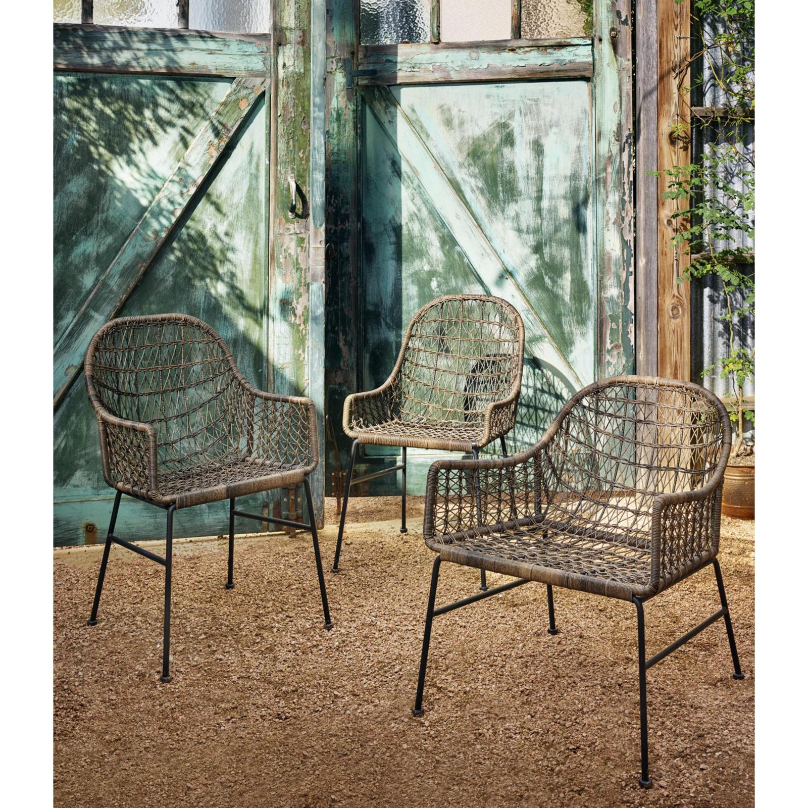 Bandera Outdoor Woven Dining Chair
