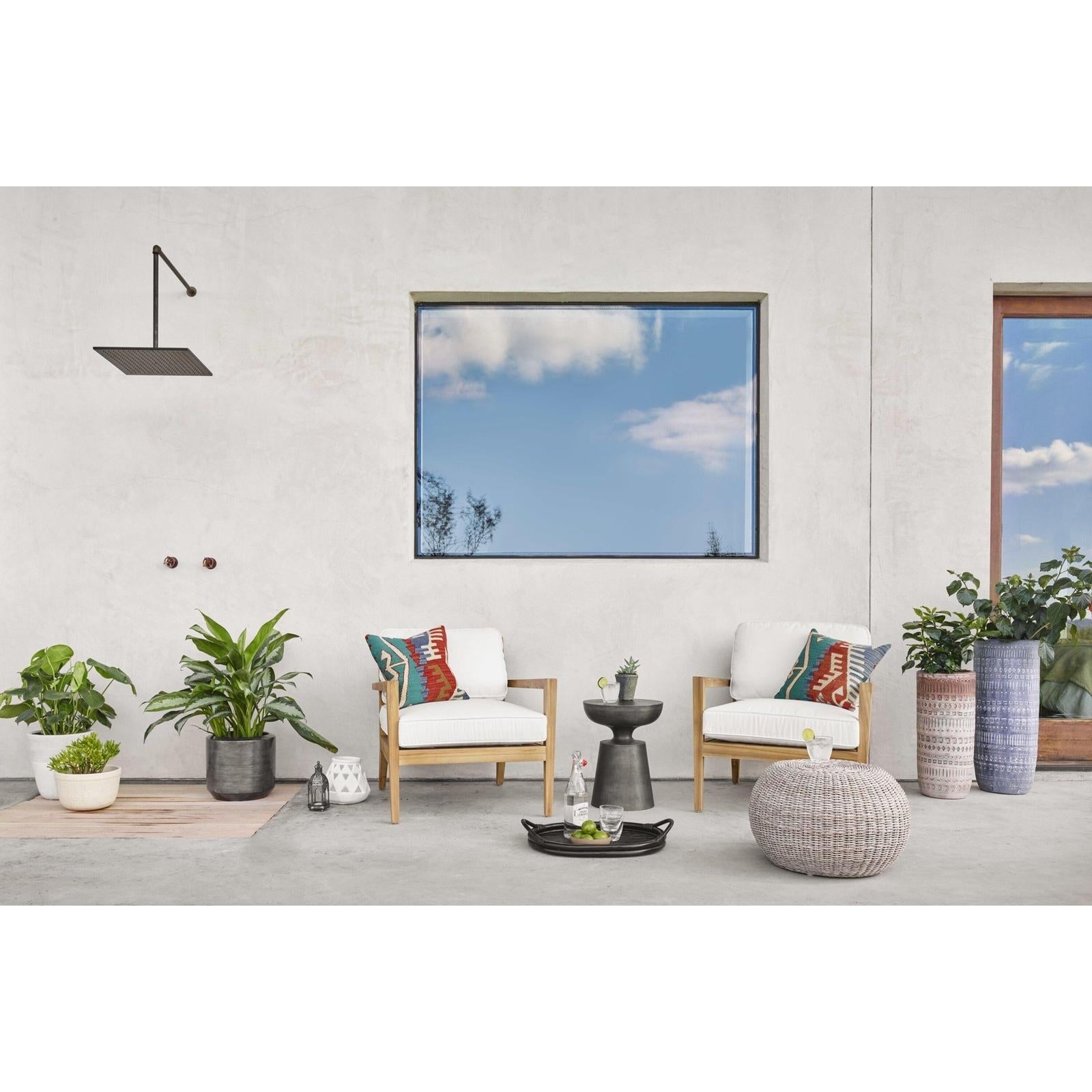 Four Hands Phoenix Outdoor Accent Stool