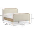 TOV Furniture Hatia Basketweave Panel Bed