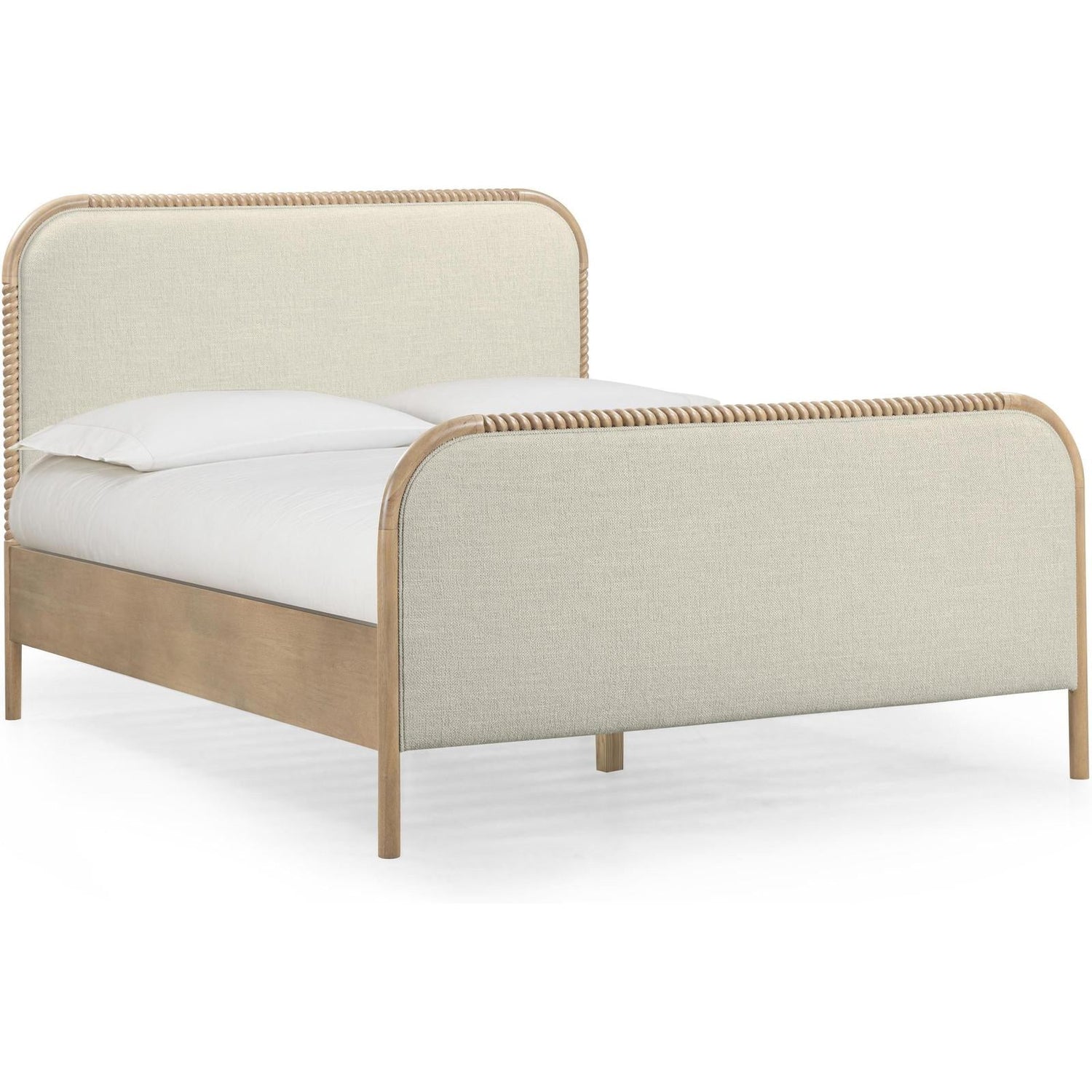 TOV Furniture Hatia Basketweave Panel Bed