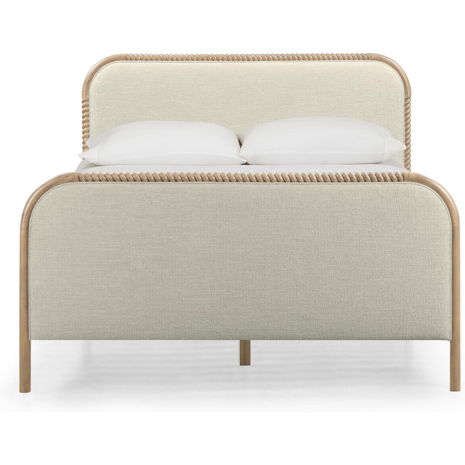 TOV Furniture Hatia Basketweave Panel Bed