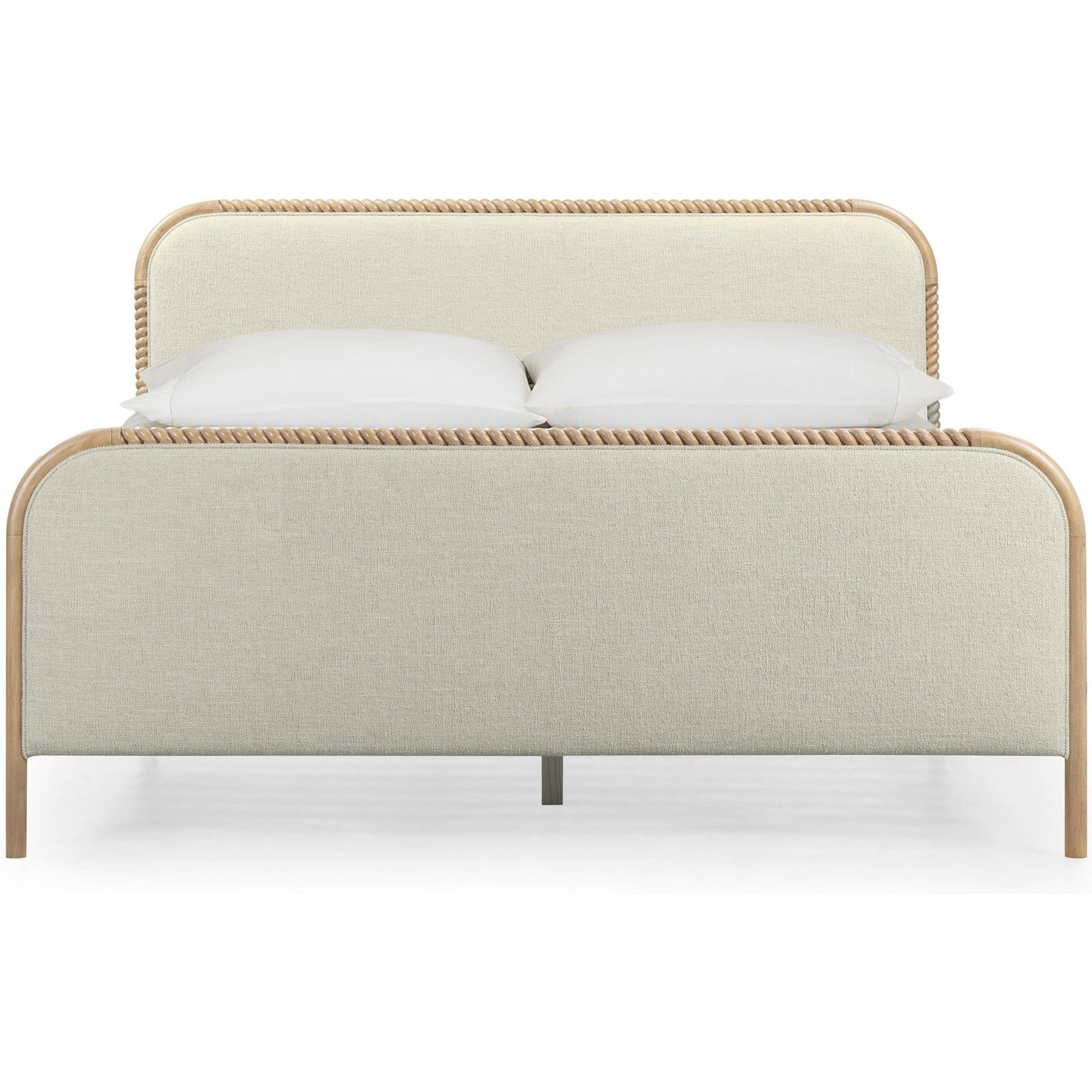 TOV Furniture Hatia Basketweave Panel Bed