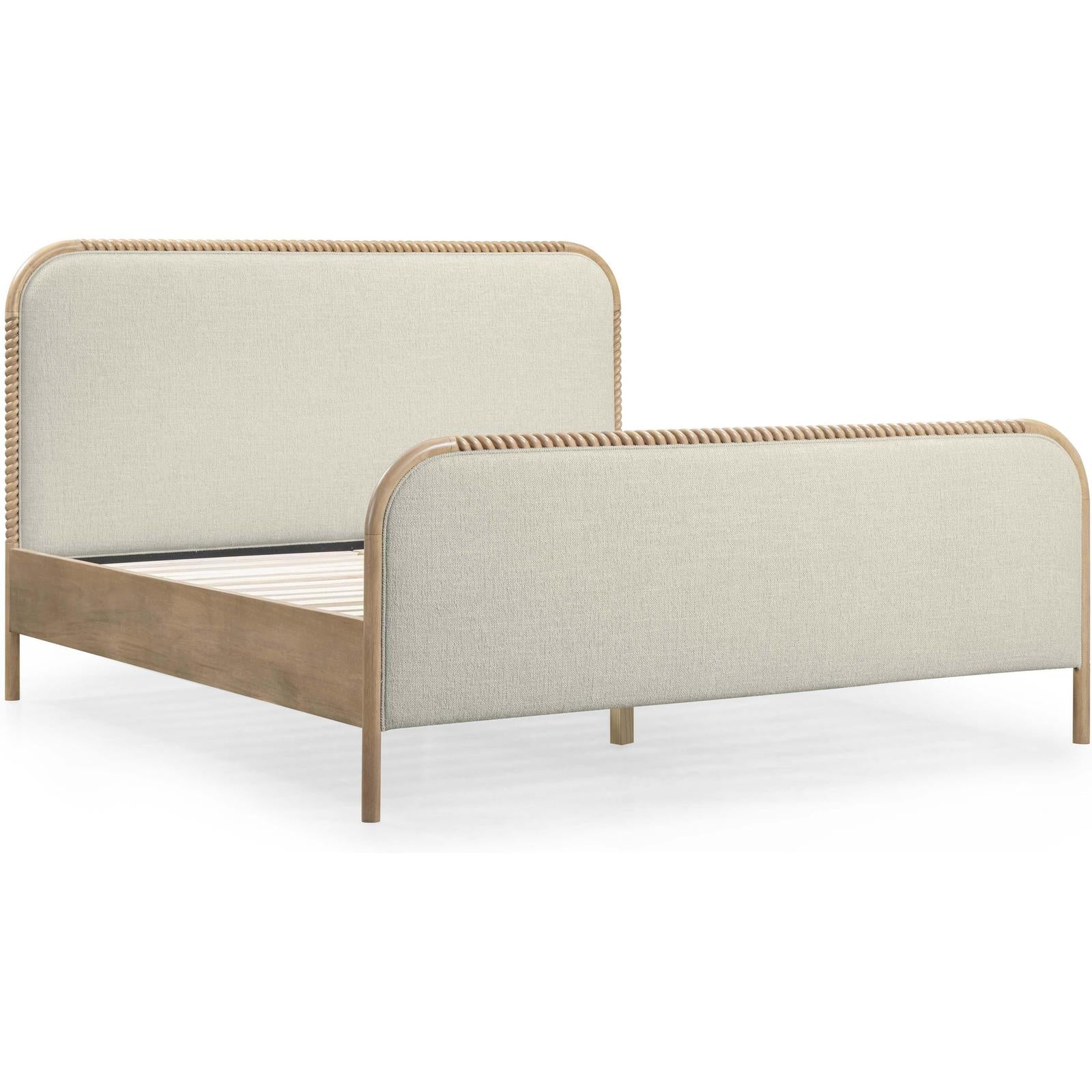 TOV Furniture Hatia Basketweave Panel Bed