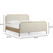 TOV Furniture Hatia Basketweave Panel Bed
