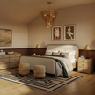 TOV Furniture Hatia Basketweave Panel Bed