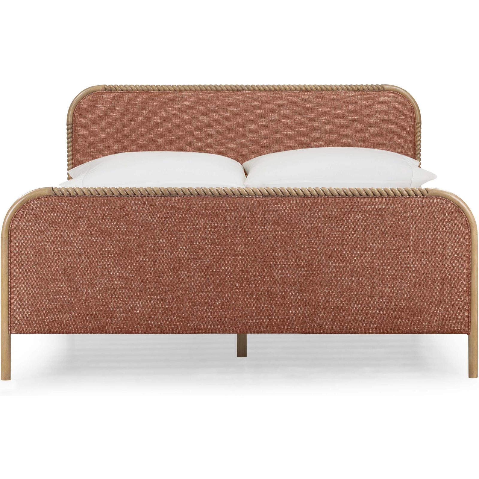 TOV Furniture Hatia Basketweave Panel Bed