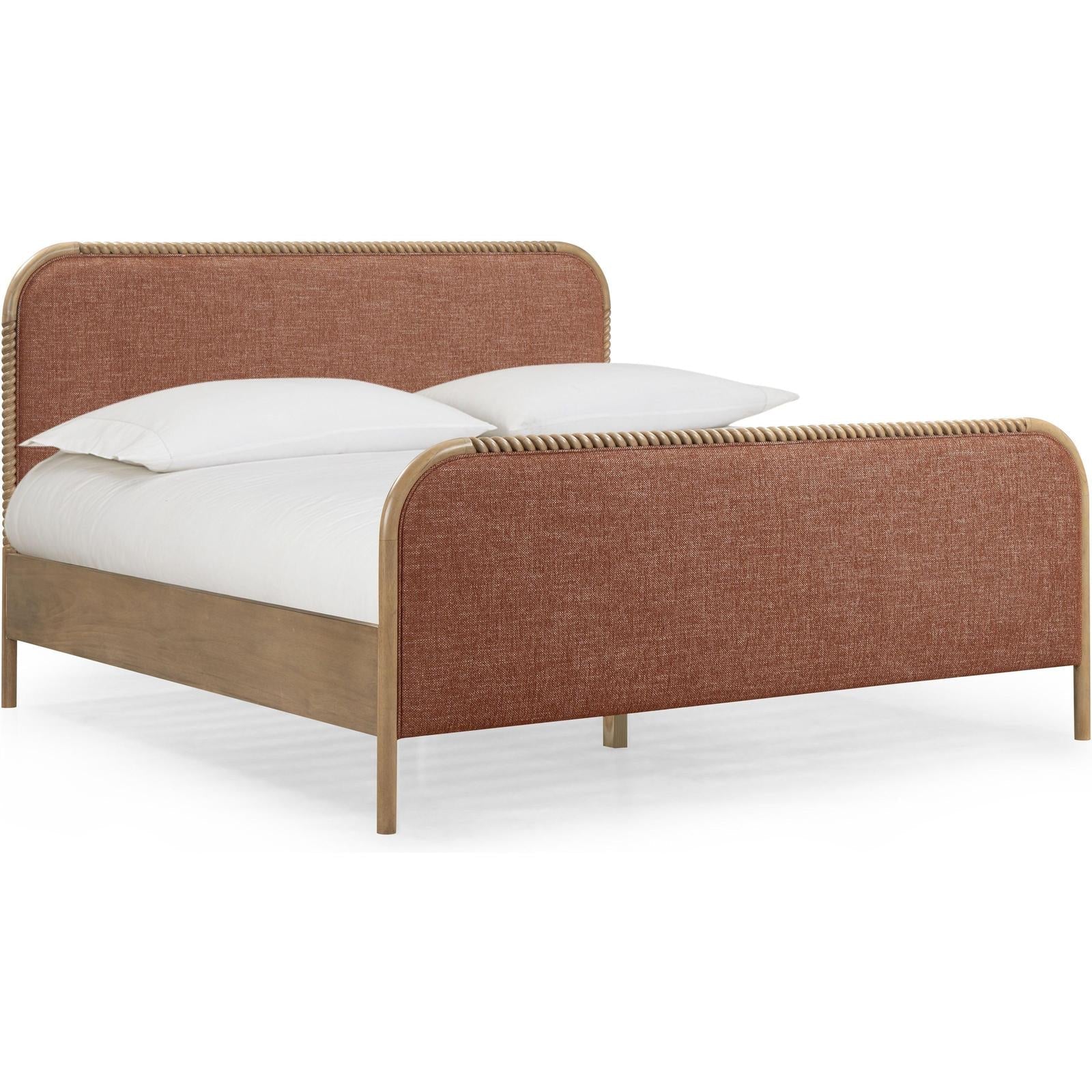 TOV Furniture Hatia Basketweave Panel Bed