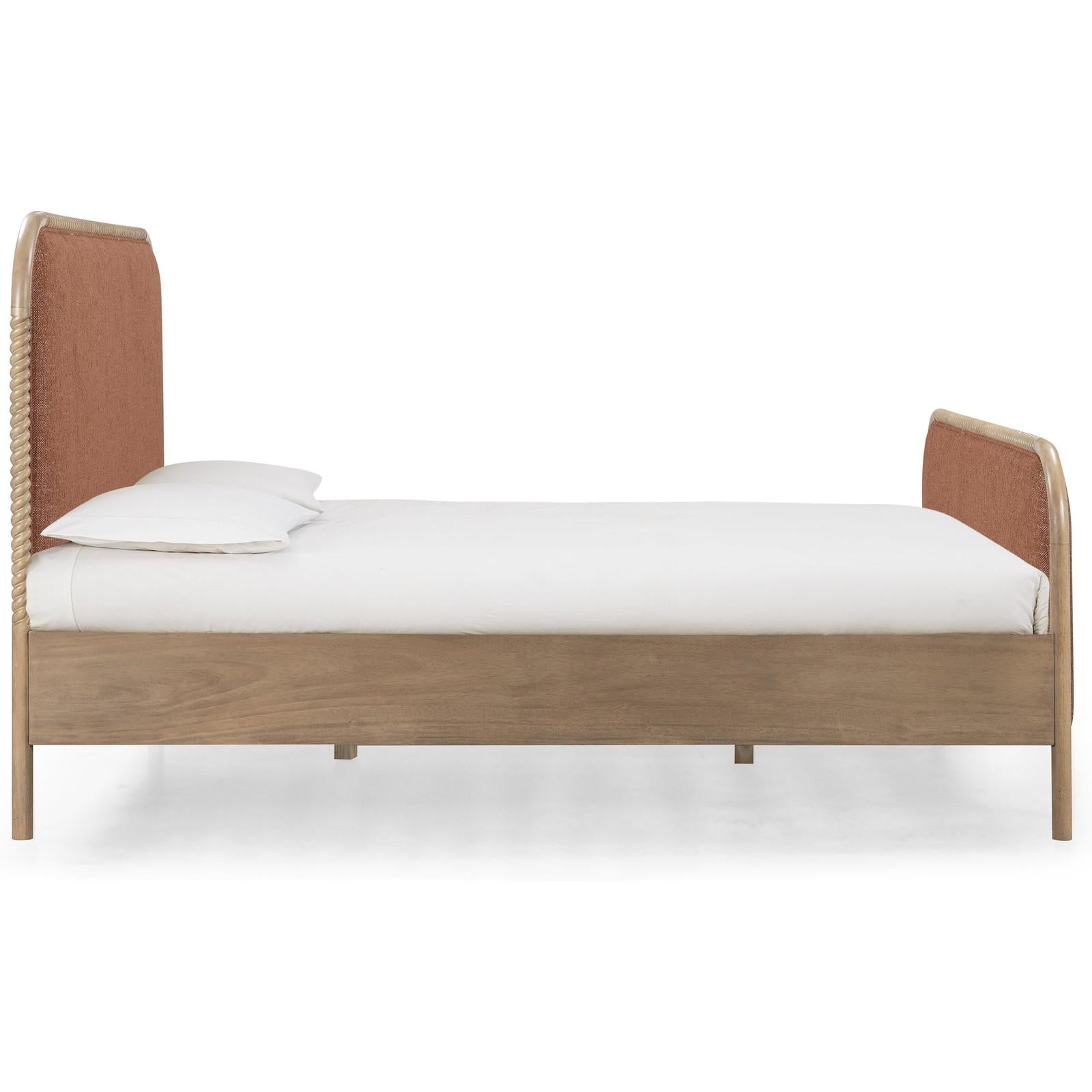 TOV Furniture Hatia Basketweave Panel Bed