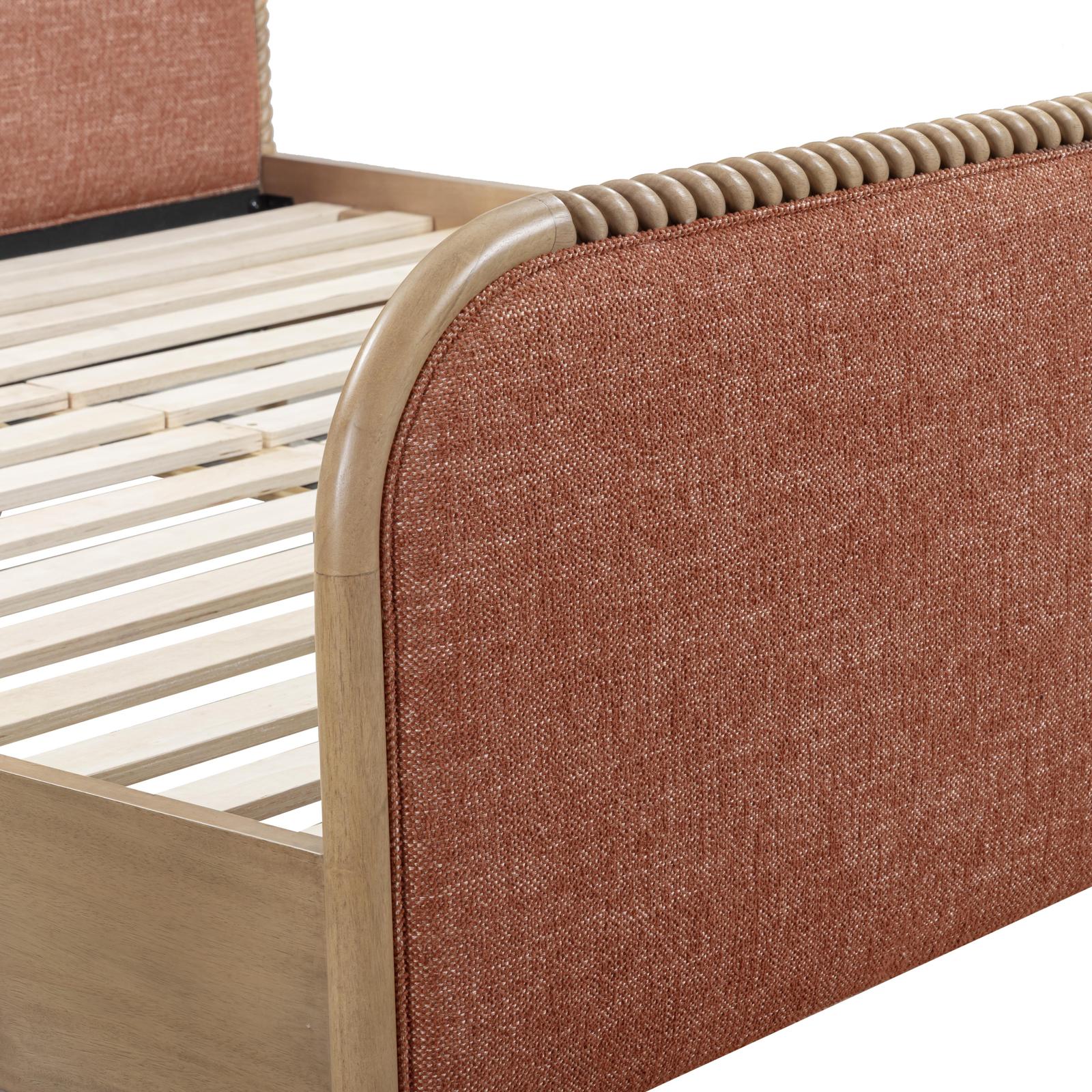 TOV Furniture Hatia Basketweave Panel Bed