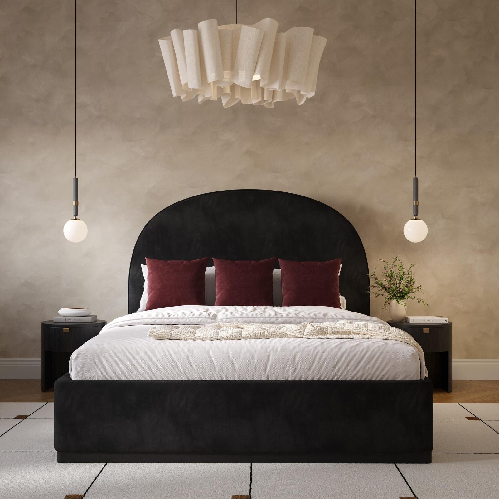 TOV Furniture Marlow Performance Velvet Bed