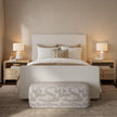 TOV Furniture Bristol Park Ivory Contract-Grade Fabric Upholstered Bed