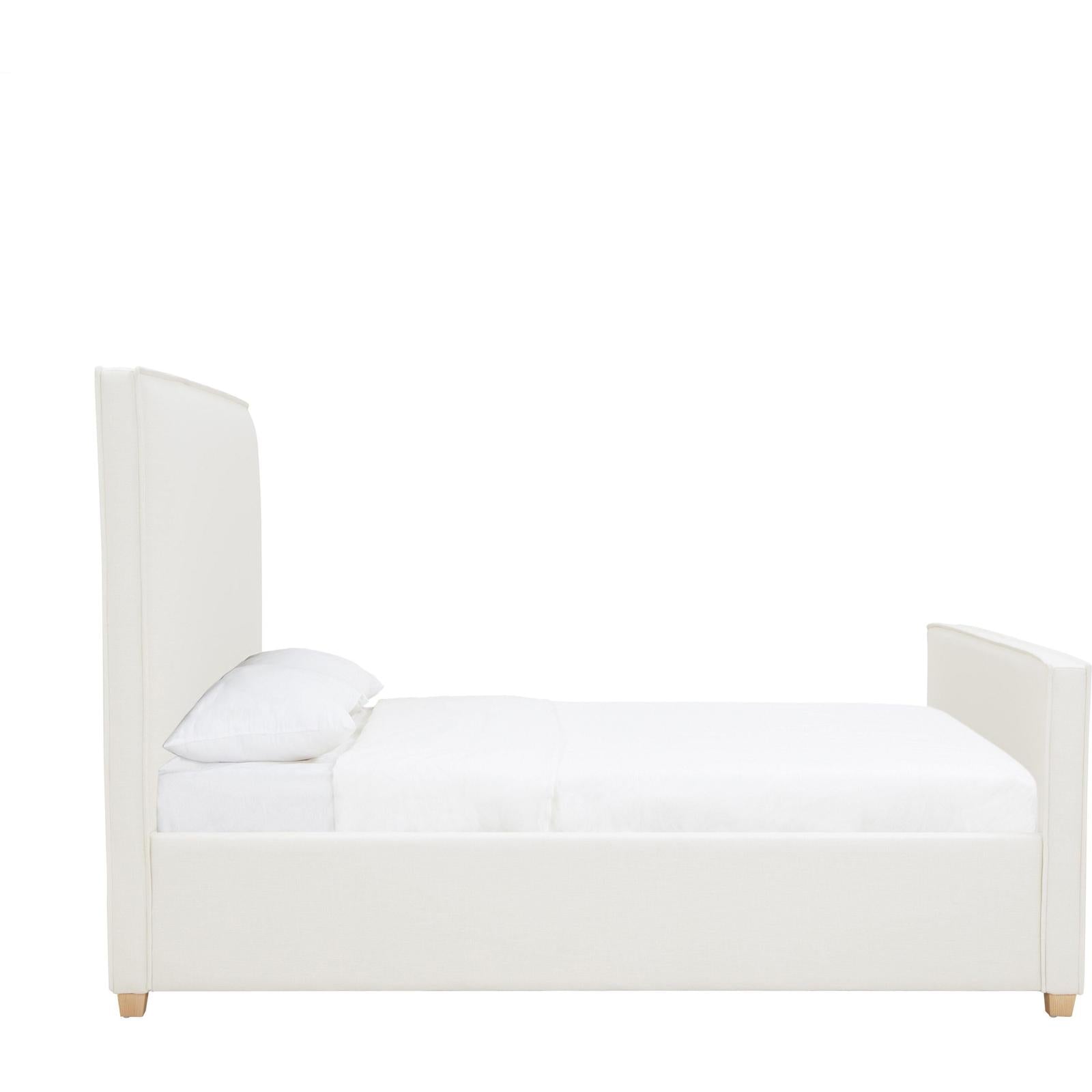 TOV Furniture Bristol Park Ivory Contract-Grade Fabric Upholstered Bed