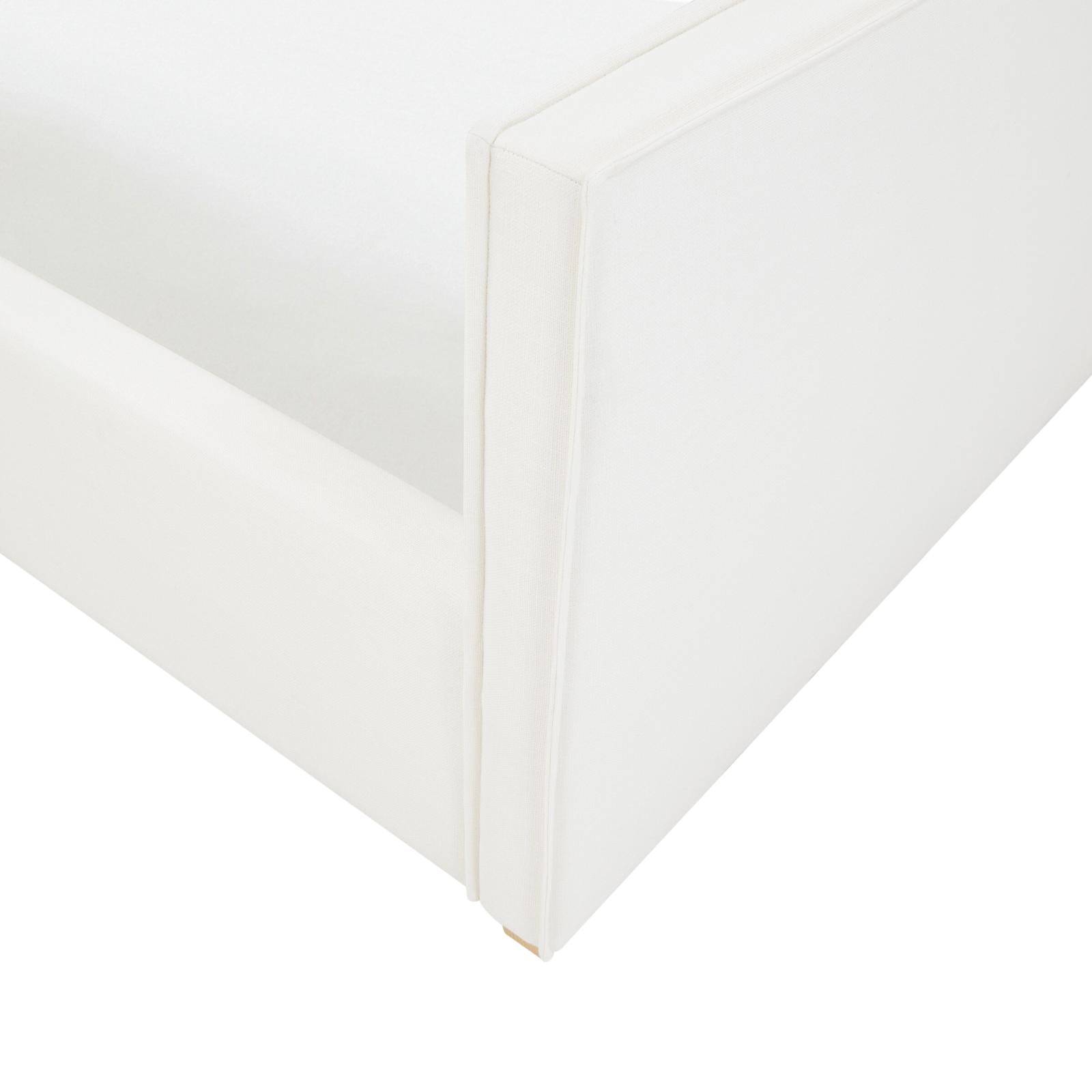 TOV Furniture Bristol Park Ivory Contract-Grade Fabric Upholstered Bed