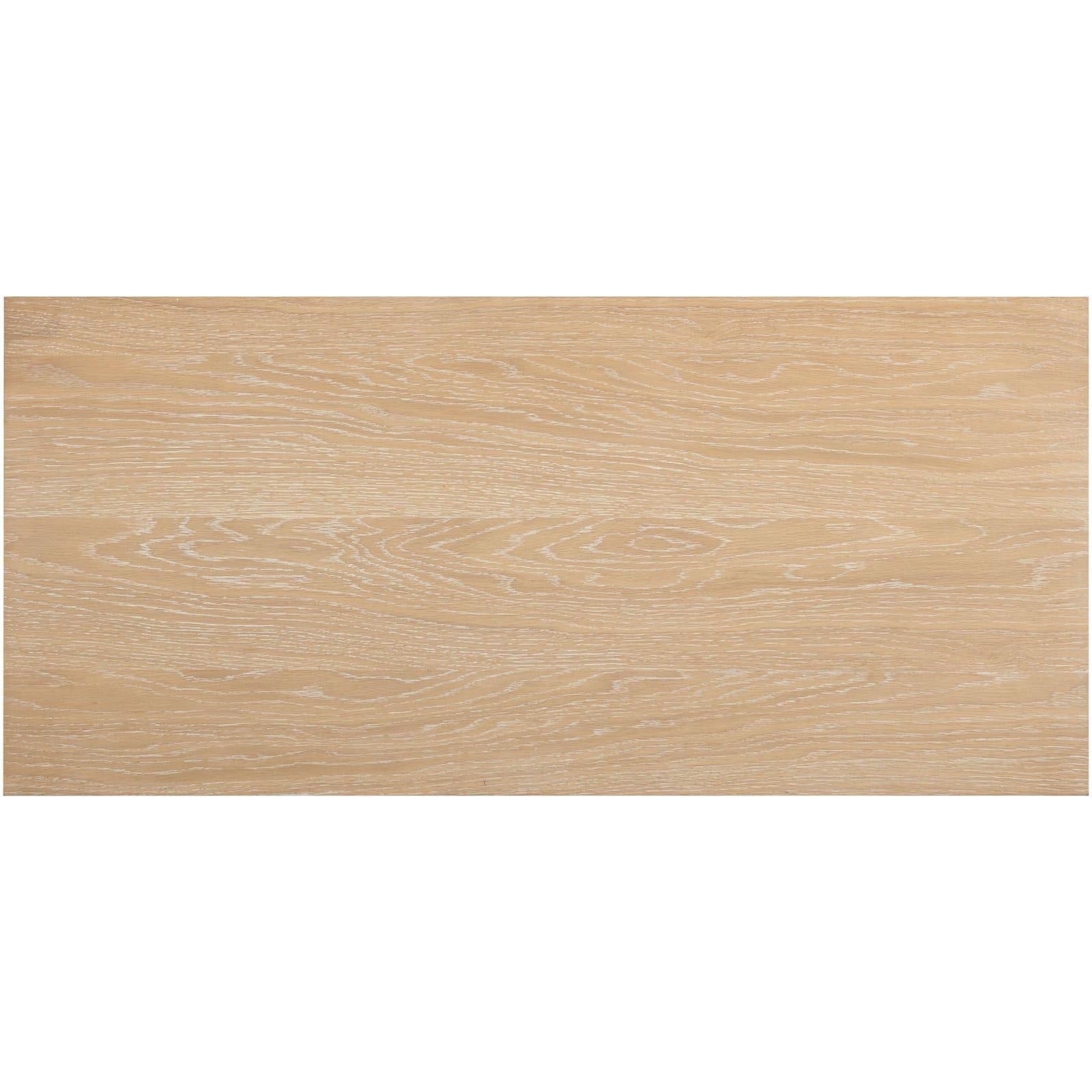 TOV Furniture Bristol Park Whitewashed Oak Wood 7-Drawer Chest