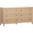 TOV Furniture Bristol Park Whitewashed Oak Wood Drawer Dresser