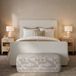 TOV Furniture Bristol Park Ivory Contract-Grade Fabric Upholstered Bed