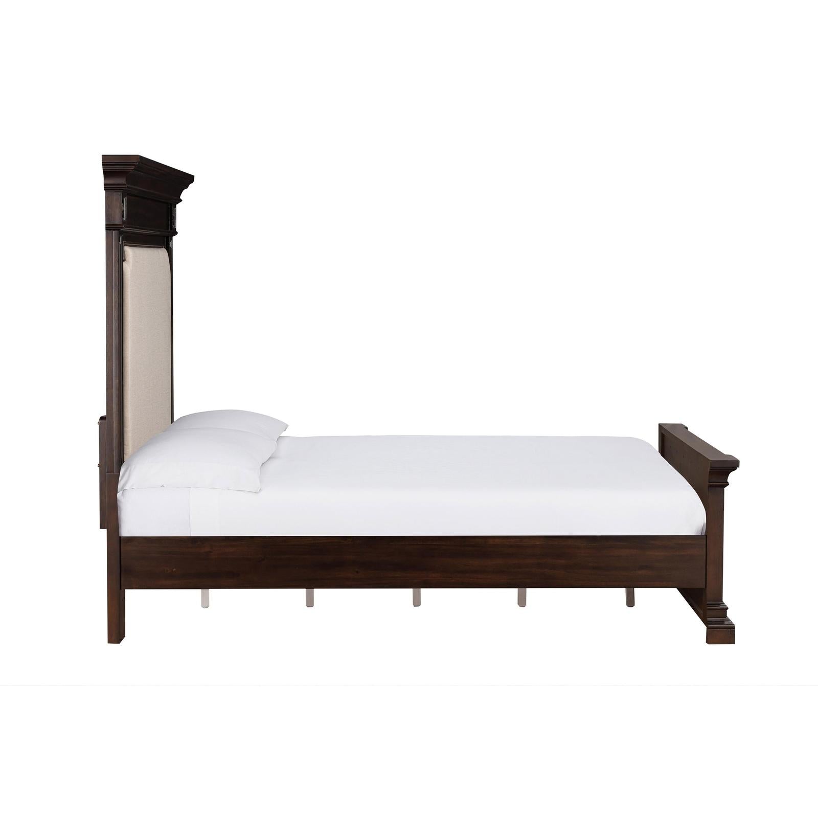 TOV Furniture Stamford Wooden Upholstered Bed