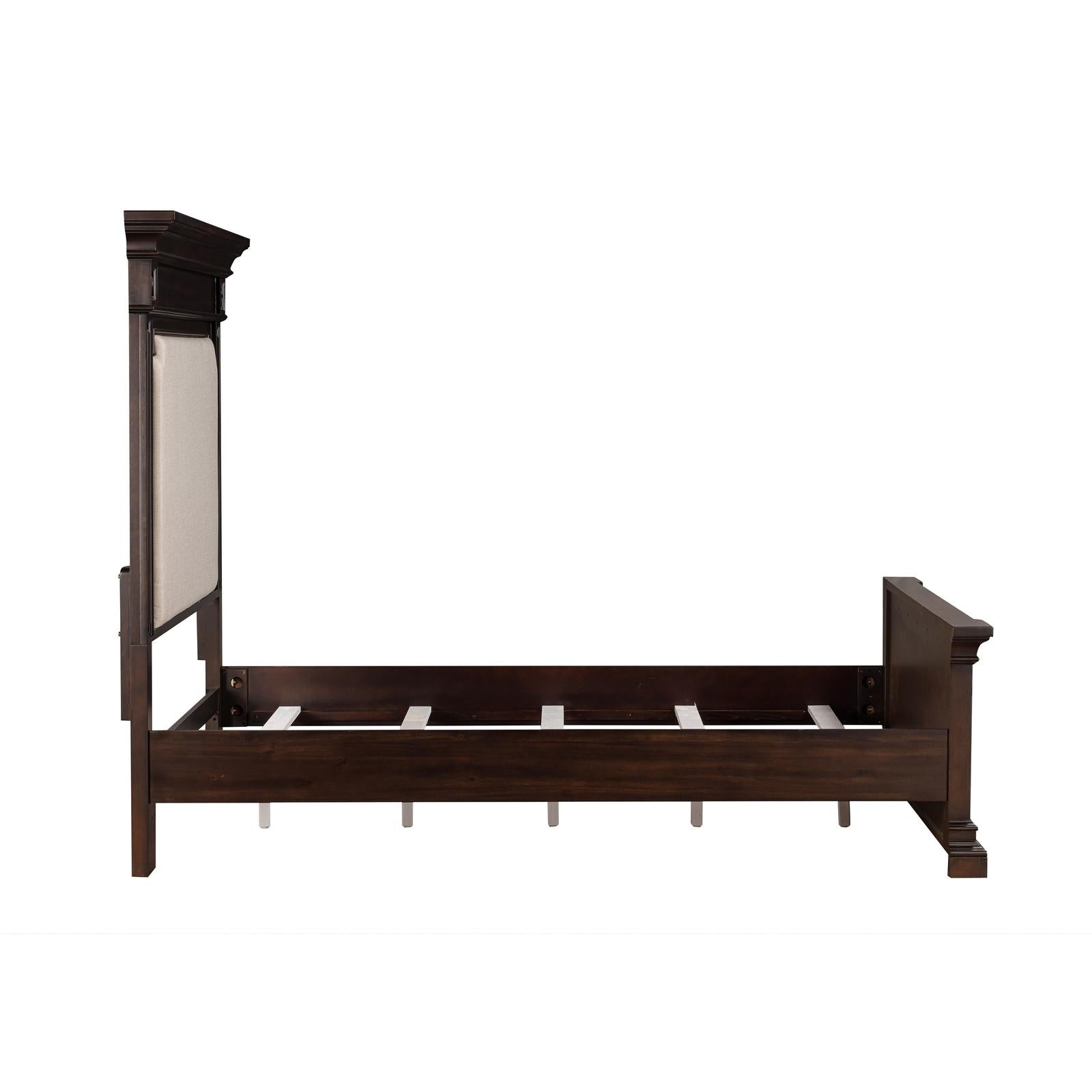 TOV Furniture Stamford Wooden Upholstered Bed