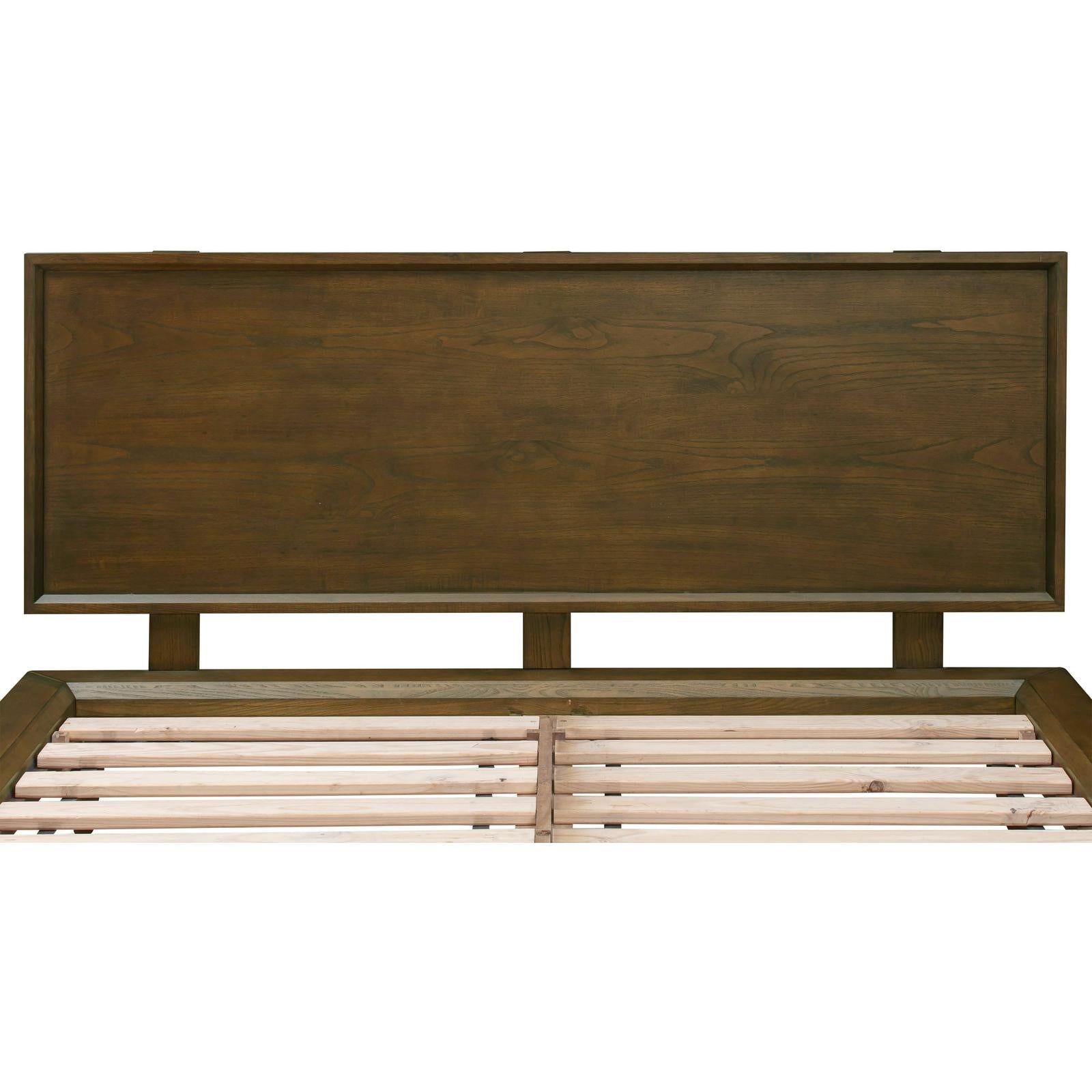 TOV Furniture Emery Walnut Wood Platform Bed